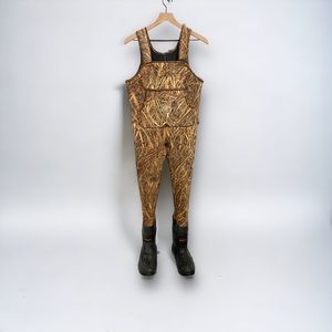 Macks Prairie Wings Camo Neoprene Hunting Fishing Bib Chest Waders Youth Size 5